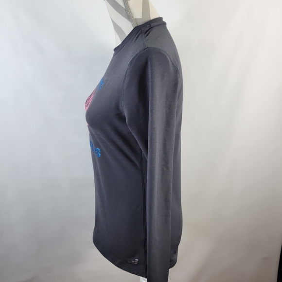 BCG Cold Weather Gray Long Sleeve Fighting Unicorns T Shirt Size Medium - Picture 6 of 11